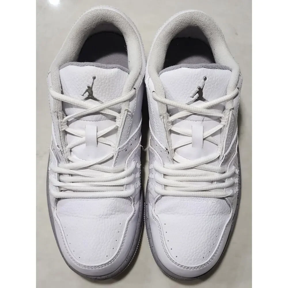 Nike Air Jordan 1 Flight Low White Cement 350610-107 Women's Size 7 Used